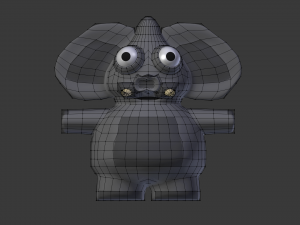 funny cartoon exotic animals collection 3Dモデル