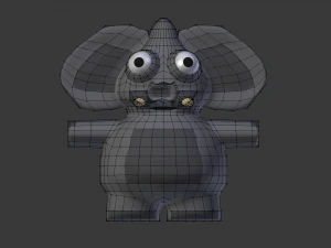funny cartoon exotic animals collection 3D Model
