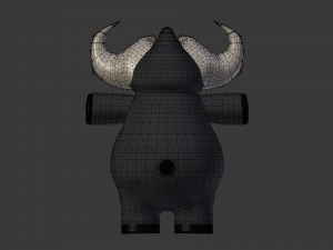 funny cartoon exotic animals collection 3Dモデル