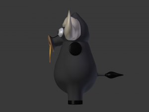 funny cartoon exotic animals collection 3Dモデル