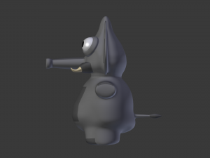 funny cartoon exotic animals collection 3Dモデル