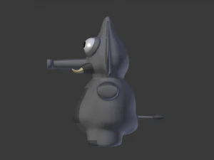funny cartoon exotic animals collection 3D Model