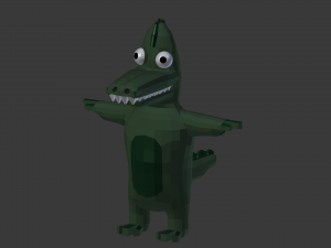 funny cartoon exotic animals collection 3Dモデル