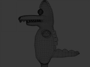 funny cartoon exotic animals collection 3Dモデル