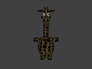 funny cartoon exotic animals collection 3D Model