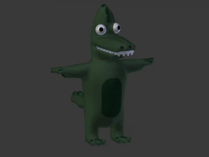 funny cartoon exotic animals collection 3D Model