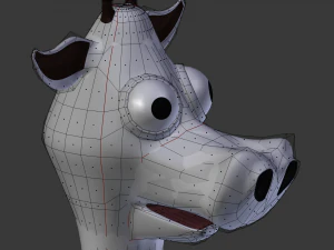 funny cartoon exotic animals collection 3D Model