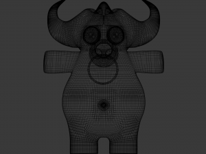 funny cartoon exotic animals collection 3Dモデル