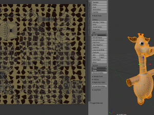 funny cartoon exotic animals collection 3D Model