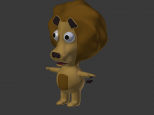 funny cartoon exotic animals collection 3Dモデル