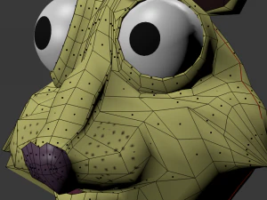 funny cartoon exotic animals collection 3D Model