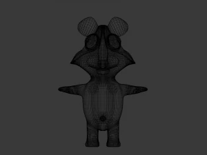 funny cartoon exotic animals collection 3D Model