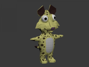 funny cartoon exotic animals collection 3Dモデル