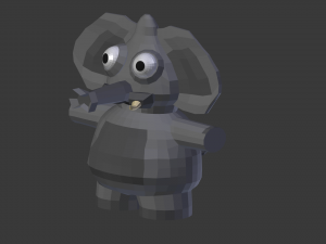funny cartoon exotic animals collection 3Dモデル