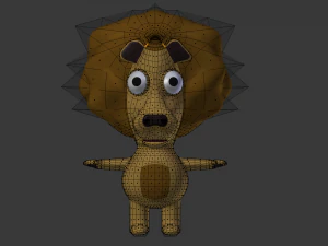 funny cartoon exotic animals collection 3D Model