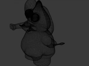funny cartoon exotic animals collection 3D Model