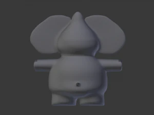 funny cartoon exotic animals collection 3D Model