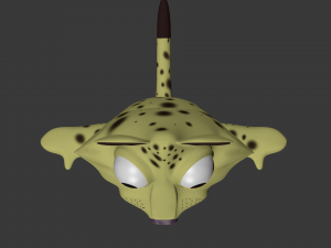 funny cartoon exotic animals collection 3Dモデル
