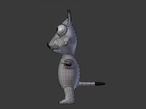 funny cartoon exotic animals collection 3D Model