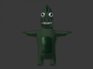 funny cartoon exotic animals collection 3Dモデル