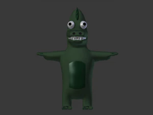 funny cartoon exotic animals collection 3D Model