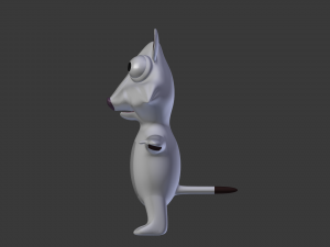funny cartoon exotic animals collection 3Dモデル