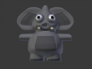 funny cartoon exotic animals collection 3Dモデル