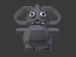 funny cartoon exotic animals collection 3D Model