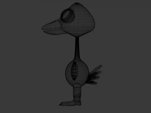 funny cartoon exotic animals collection 3D Model