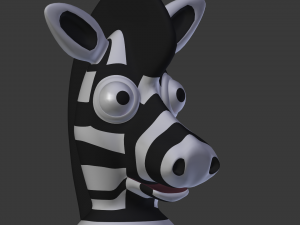 funny cartoon exotic animals collection 3Dモデル
