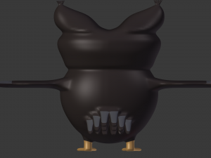 cartoon owl 3D Model