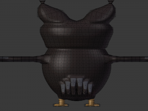 cartoon owl 3D Model