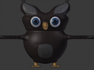cartoon owl 3D Model