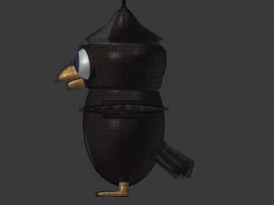 cartoon owl 3D Model