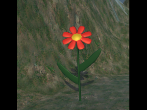cartoon flower 3D Model
