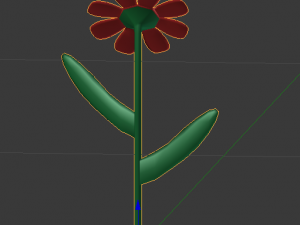 cartoon flower 3D Model