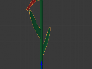 cartoon flower 3D Model