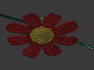 cartoon flower 3D Model