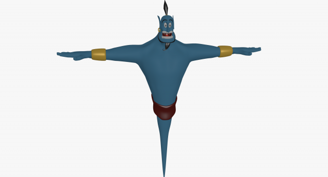 genie 3D Модель .c4d .max .obj .3ds .fbx .stl .blend 