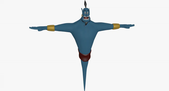 dżin Model 3D .c4d .max .obj .3ds .fbx .stl .blend 