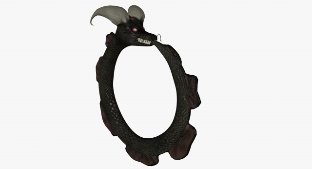 ouroboros Modello 3D .c4d .max .obj .3ds .fbx .stl .blend 
