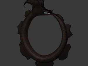 Ouroboros Modello 3D