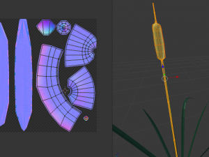 reed lowpoly 3D Model