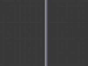 niebieski mak Model 3D