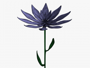 purple flower 3D Model