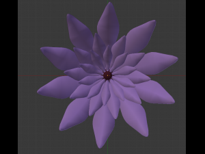 purple flower 3D Model