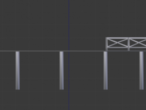 wooden pier 3D 모델