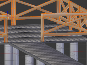 wooden pier 3D 모델
