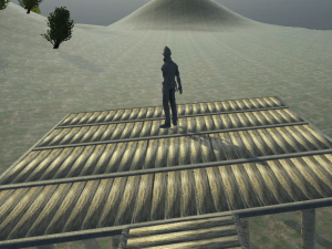 wooden pier 3D 모델