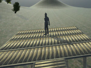 wooden pier 3D Model